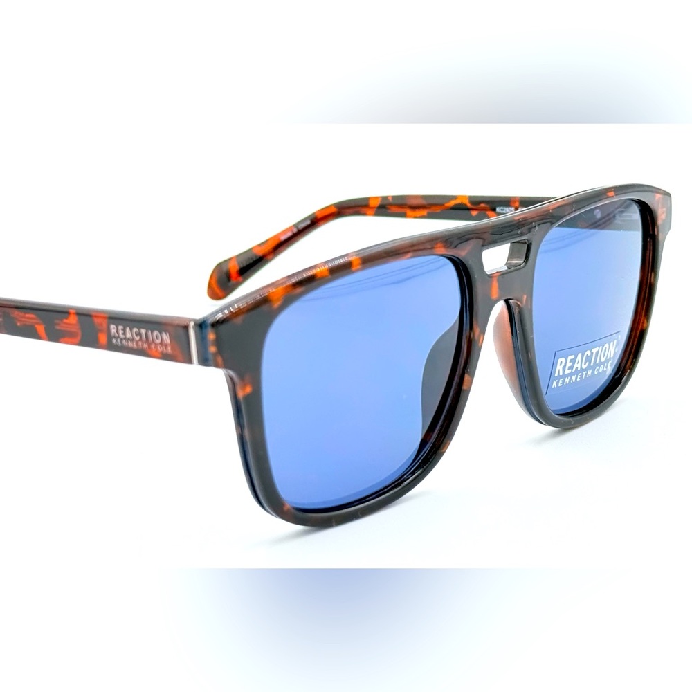 Kenneth Cole Men’s Fashion Sunglasses KC2975/S Brown w/ Blue Lens 54mm NEW!!
